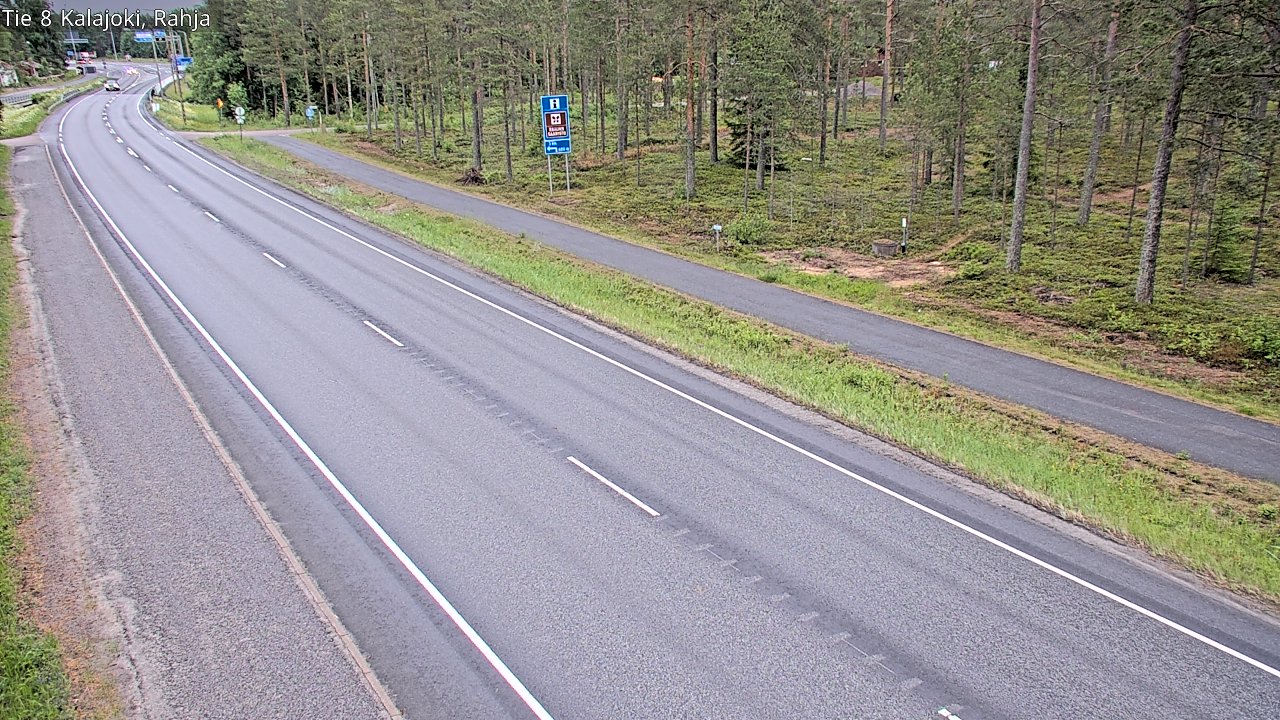 Kelikamerat Kuva Tie 8 Kalajoki, Rahja, Kalajoki, Pohjois-Pohjanmaa