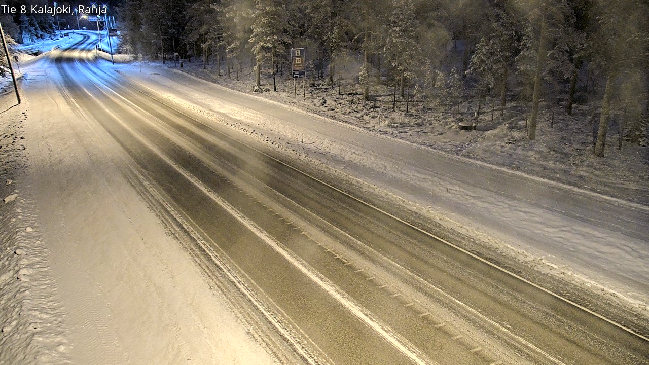 Weather Camera Image Väg 8 Kalajoki, Rahja, Kalajoki, Pohjois-Pohjanmaa