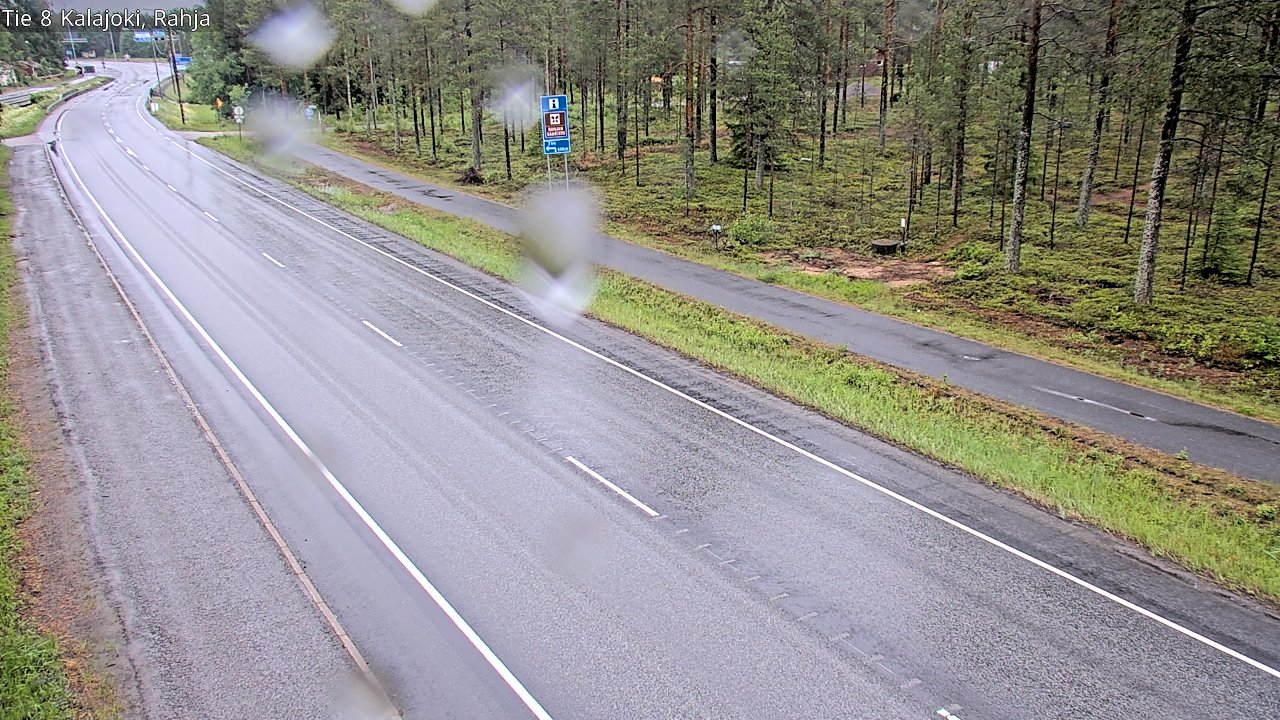 Kelikamerat Kuva Tie 8 Kalajoki, Rahja, Kalajoki, Pohjois-Pohjanmaa