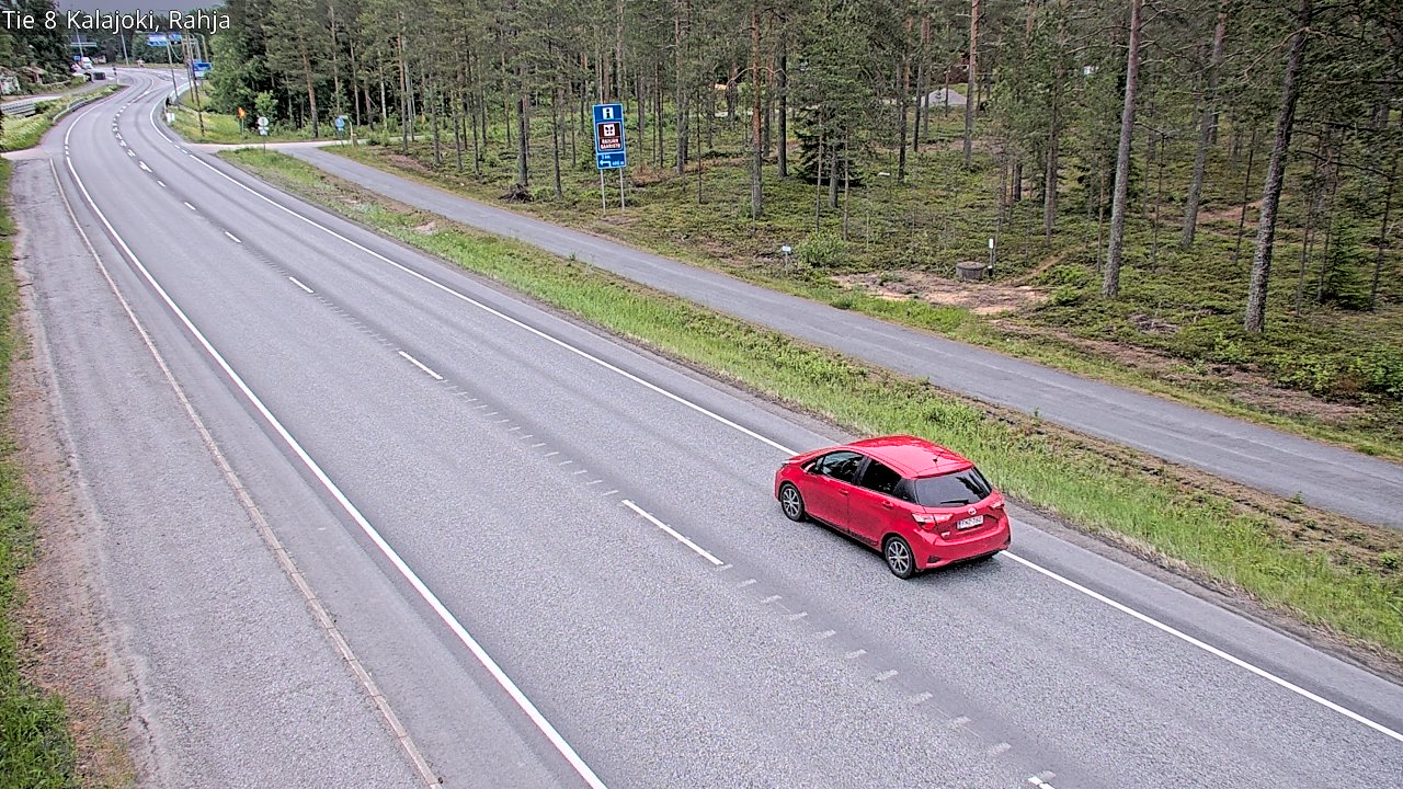 Kelikamerat Kuva Tie 8 Kalajoki, Rahja, Kalajoki, Pohjois-Pohjanmaa
