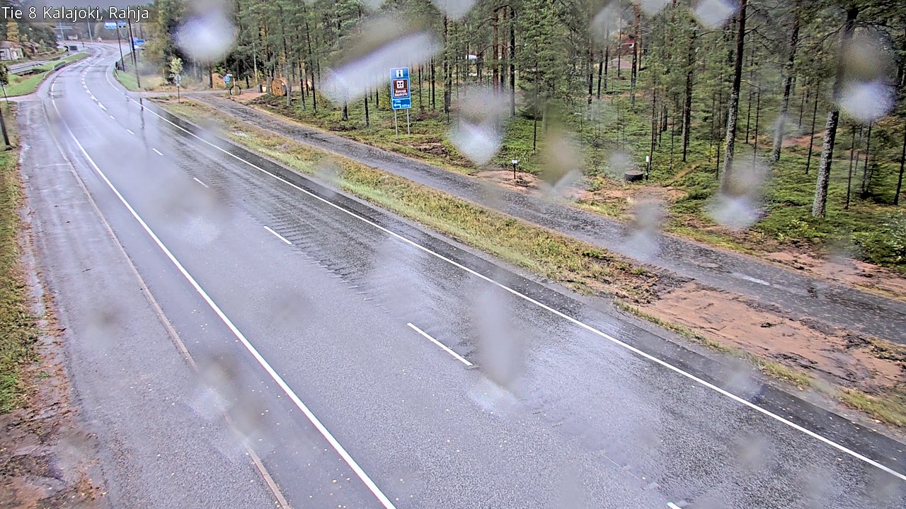 Weather Camera Image Road 8 Kalajoki, Rahja, Kalajoki, Pohjois-Pohjanmaa