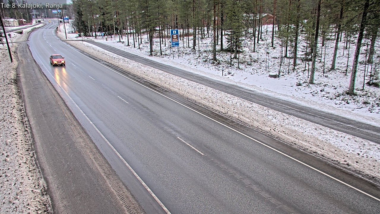 Weather Camera Image Road 8 Kalajoki, Rahja, Kalajoki, Pohjois-Pohjanmaa