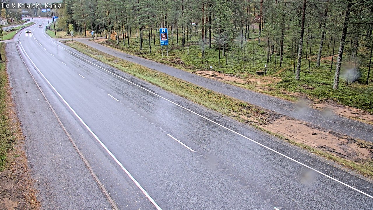 Weather Camera Image Road 8 Kalajoki, Rahja, Kalajoki, Pohjois-Pohjanmaa