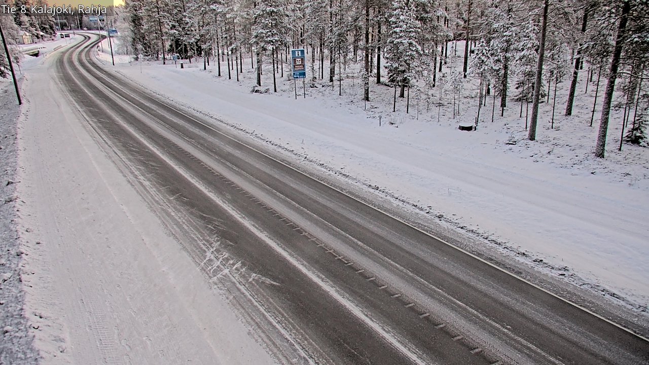 Weather Camera Image Road 8 Kalajoki, Rahja, Kalajoki, Pohjois-Pohjanmaa