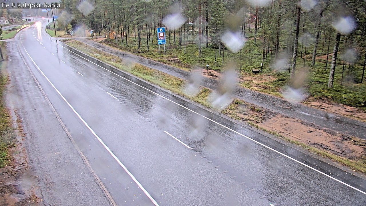 Weather Camera Image Road 8 Kalajoki, Rahja, Kalajoki, Pohjois-Pohjanmaa