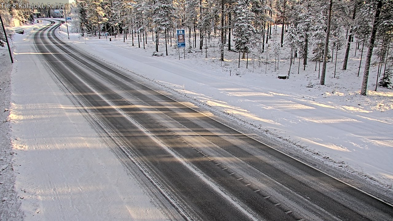 Weather Camera Image Road 8 Kalajoki, Rahja, Kalajoki, Pohjois-Pohjanmaa