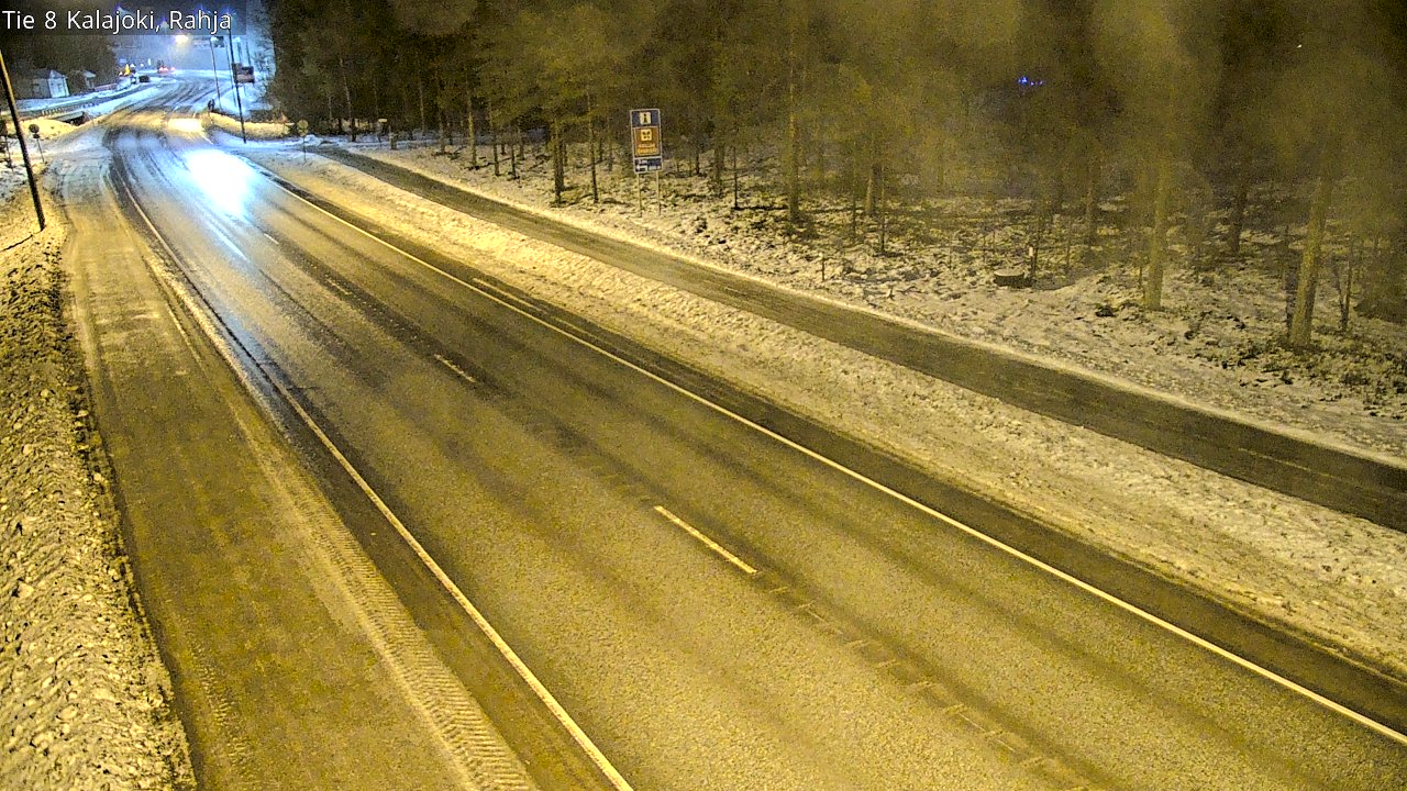 Weather Camera Image Road 8 Kalajoki, Rahja, Kalajoki, Pohjois-Pohjanmaa