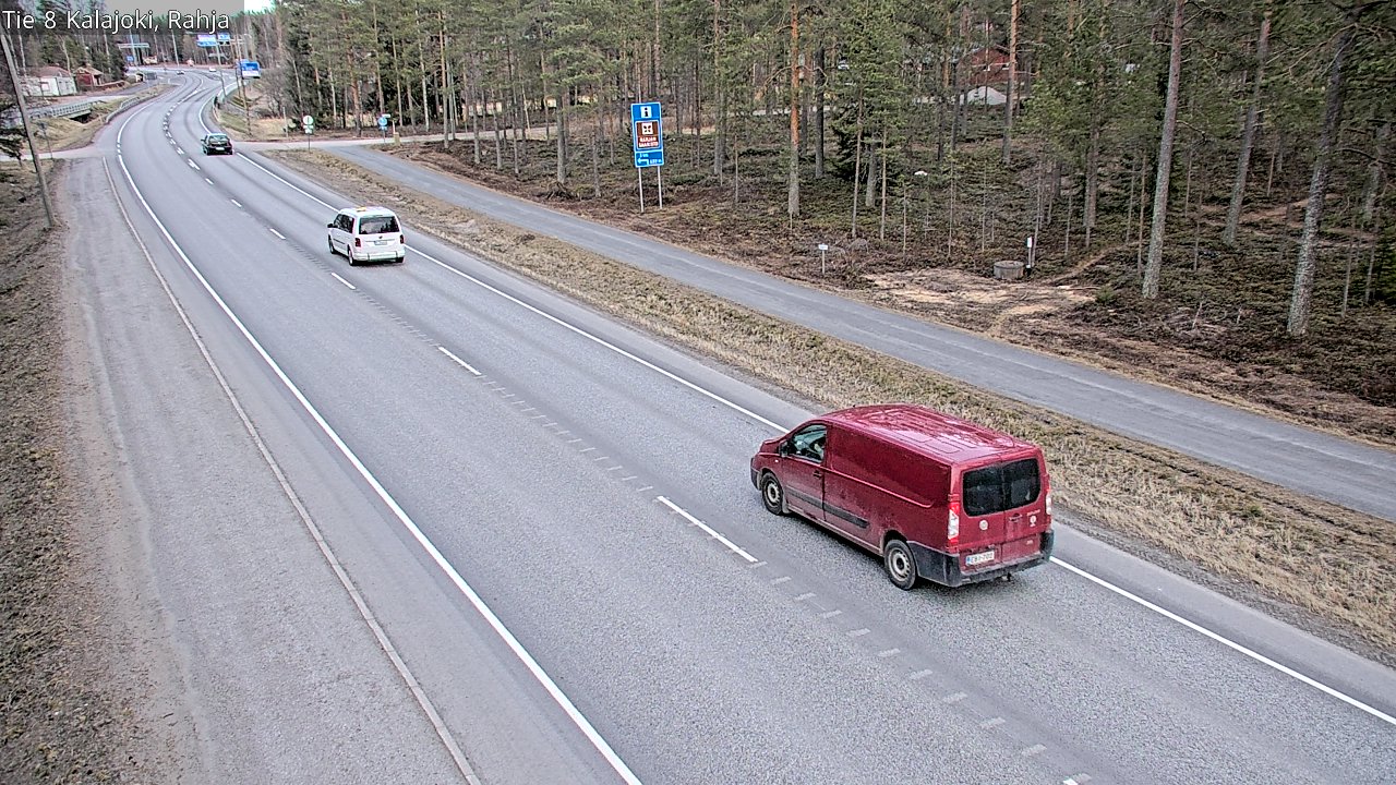 Kelikamerat Kuva Tie 8 Kalajoki, Rahja, Kalajoki, Pohjois-Pohjanmaa
