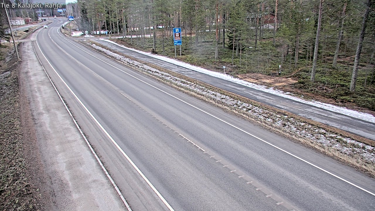 Kelikamerat Kuva Tie 8 Kalajoki, Rahja, Kalajoki, Pohjois-Pohjanmaa