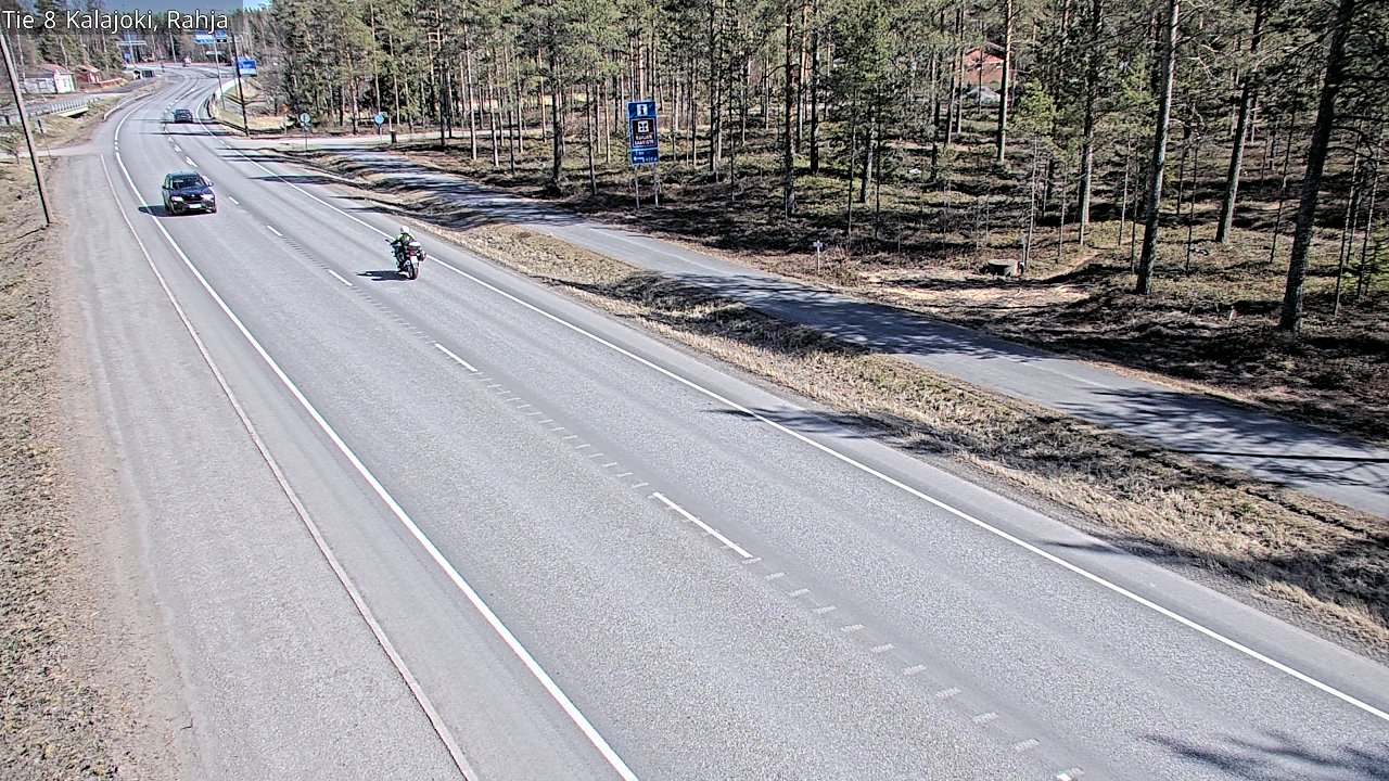 Kelikamerat Kuva Tie 8 Kalajoki, Rahja, Kalajoki, Pohjois-Pohjanmaa