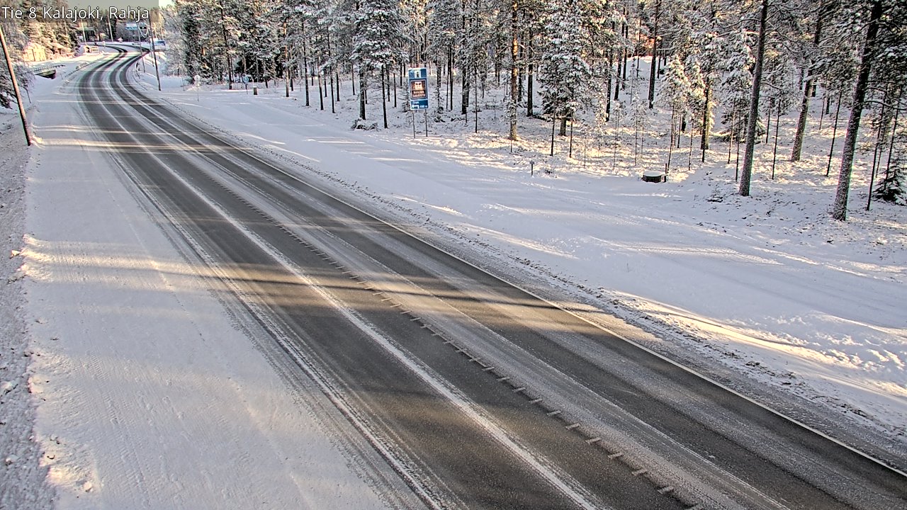 Weather Camera Image Road 8 Kalajoki, Rahja, Kalajoki, Pohjois-Pohjanmaa