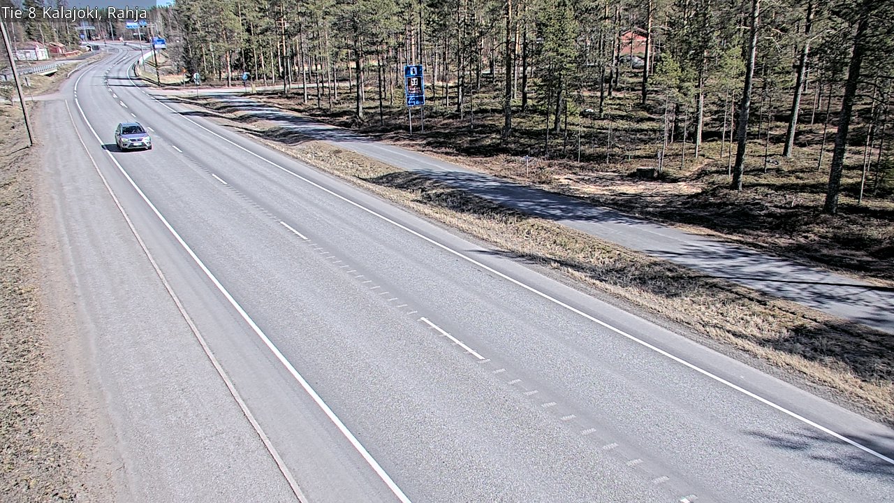 Kelikamerat Kuva Tie 8 Kalajoki, Rahja, Kalajoki, Pohjois-Pohjanmaa