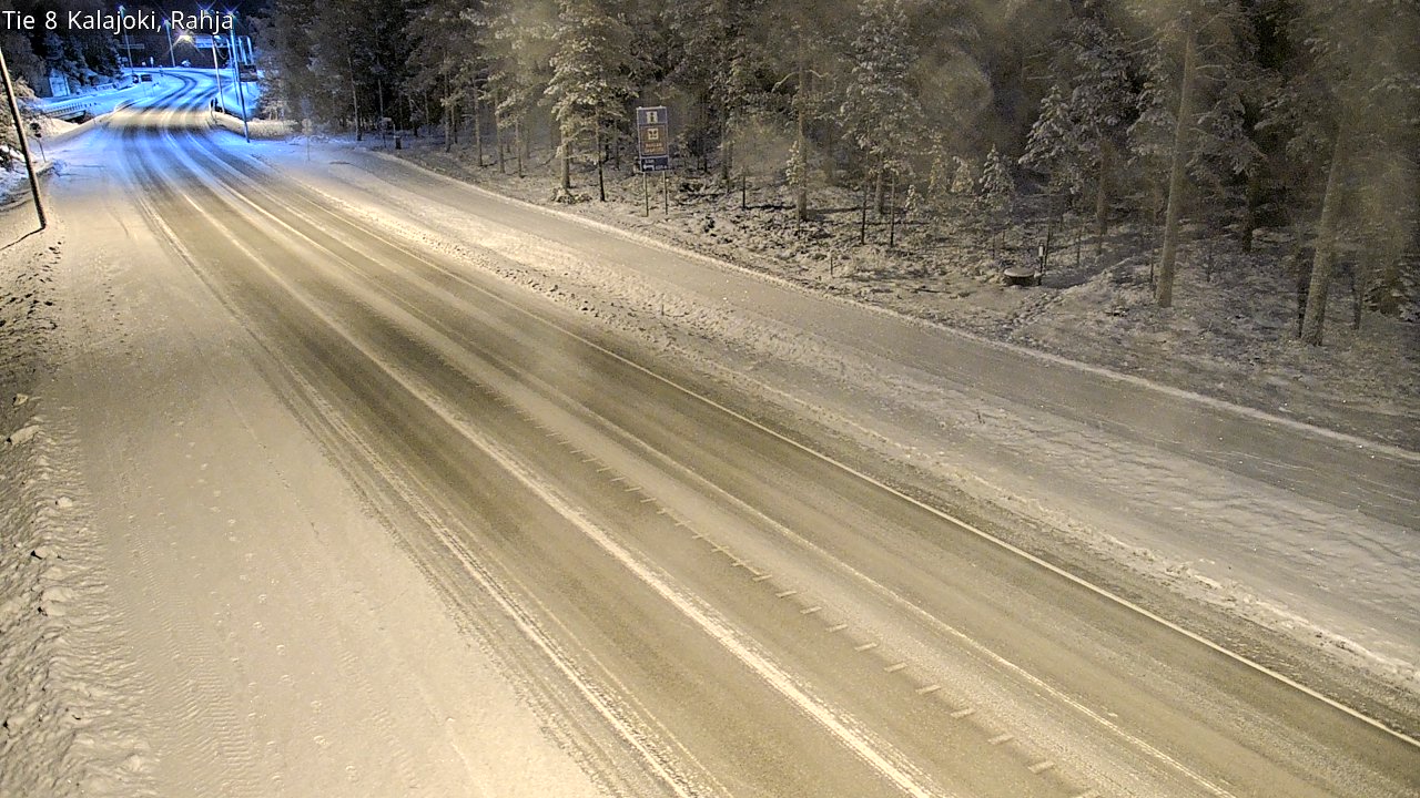 Weather Camera Image Road 8 Kalajoki, Rahja, Kalajoki, Pohjois-Pohjanmaa