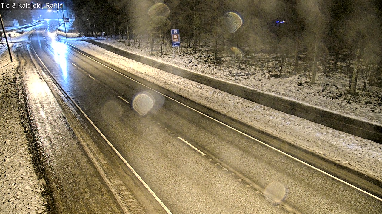 Weather Camera Image Väg 8 Kalajoki, Rahja, Kalajoki, Pohjois-Pohjanmaa