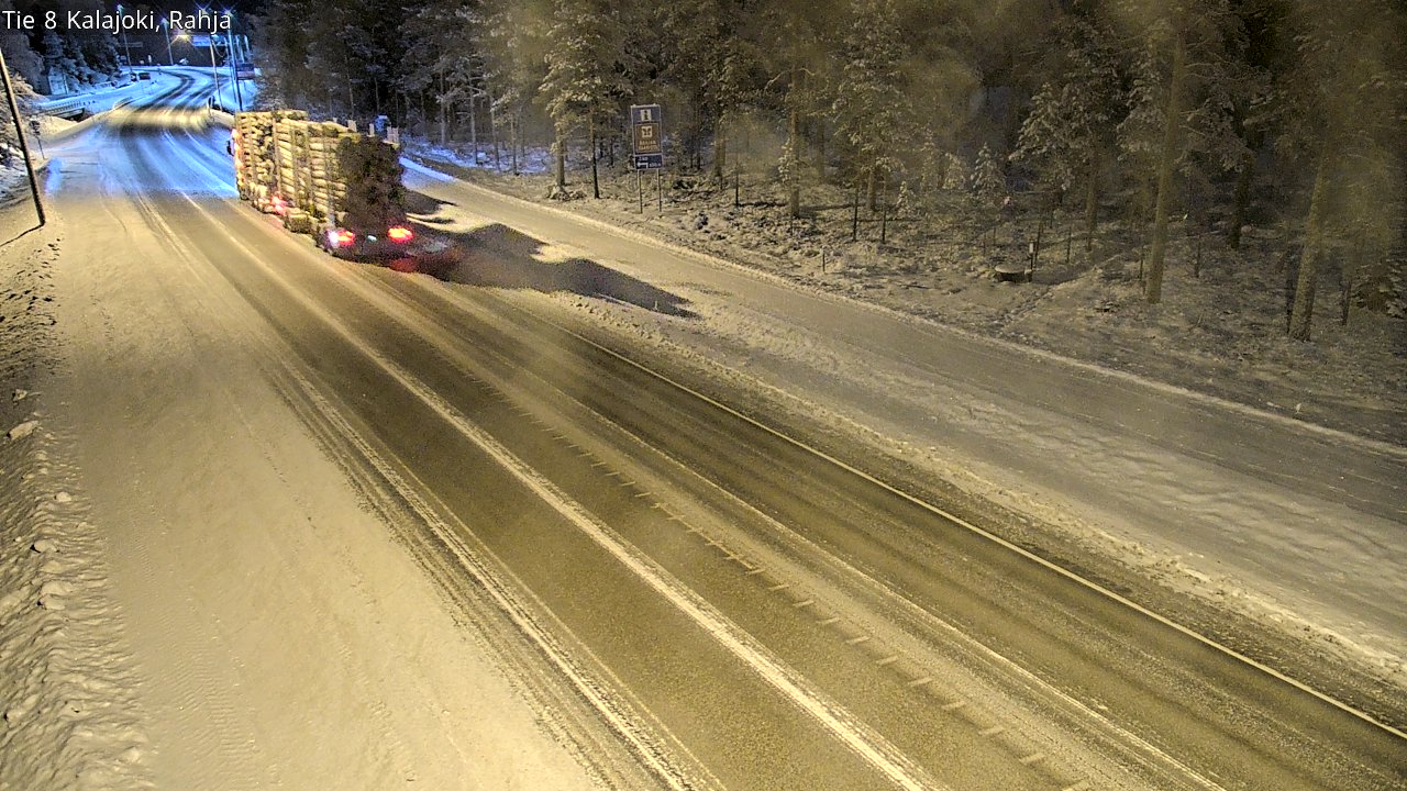 Weather Camera Image Väg 8 Kalajoki, Rahja, Kalajoki, Pohjois-Pohjanmaa