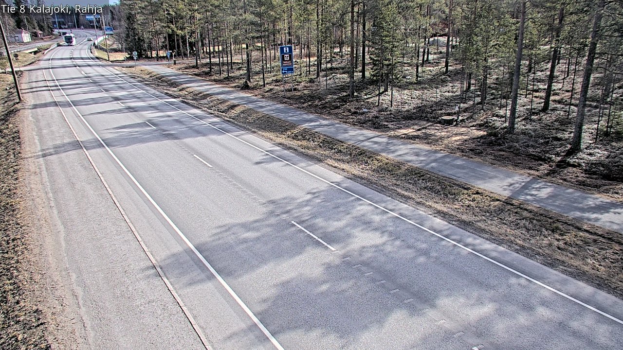 Weather Camera Image Road 8 Kalajoki, Rahja, Kalajoki, Pohjois-Pohjanmaa