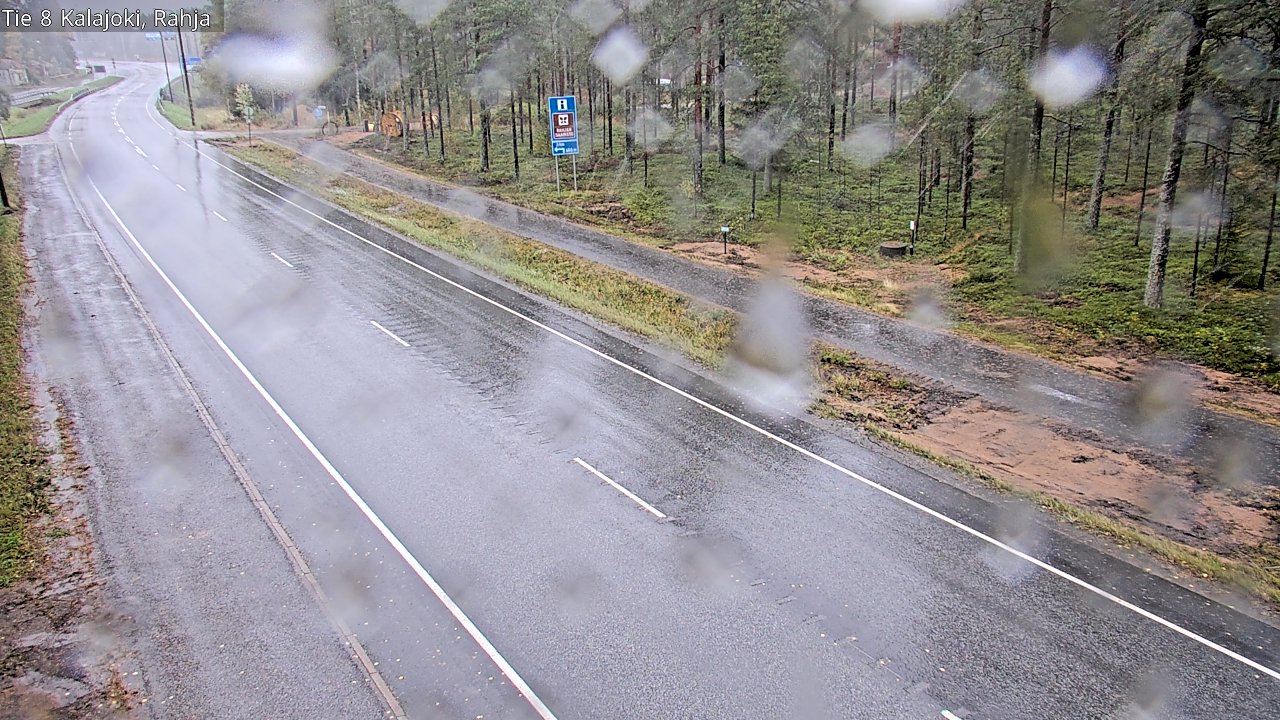 Weather Camera Image Road 8 Kalajoki, Rahja, Kalajoki, Pohjois-Pohjanmaa