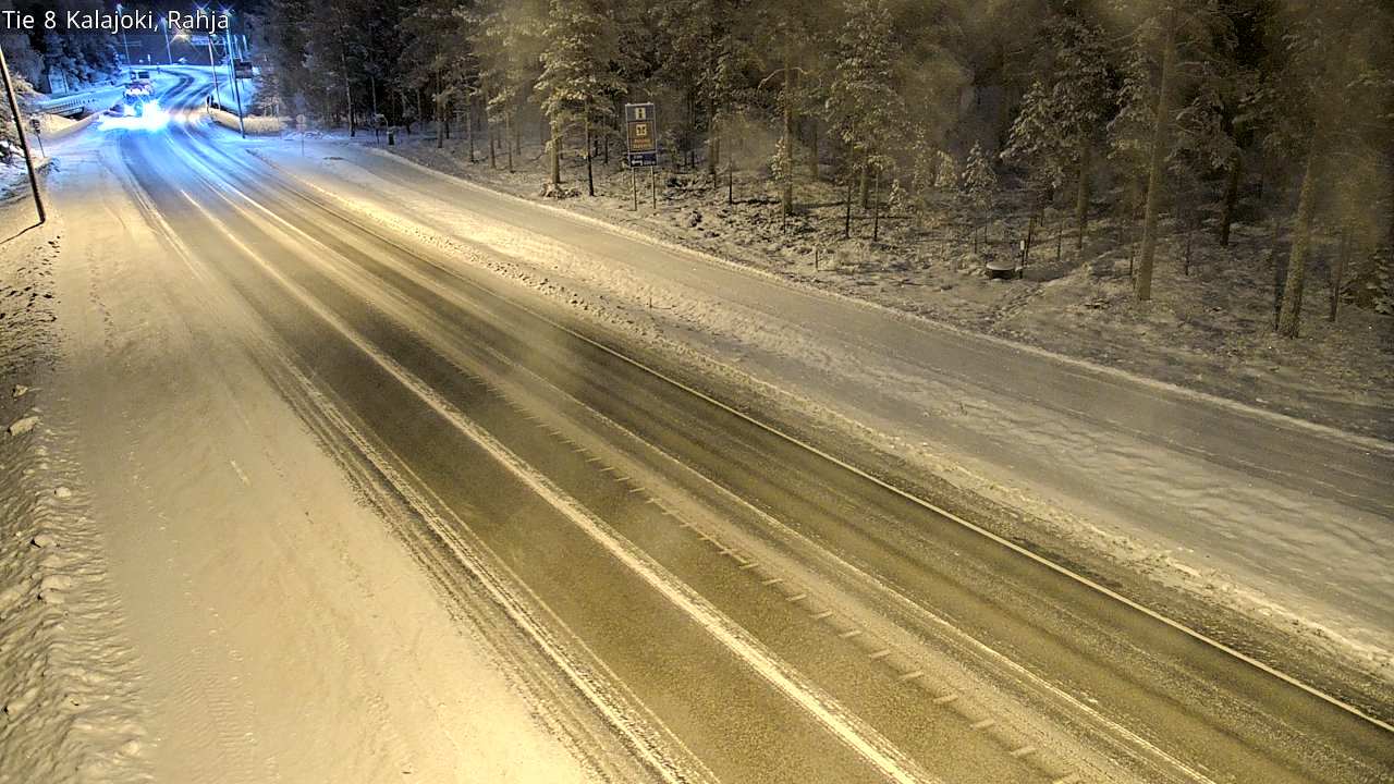 Weather Camera Image Väg 8 Kalajoki, Rahja, Kalajoki, Pohjois-Pohjanmaa