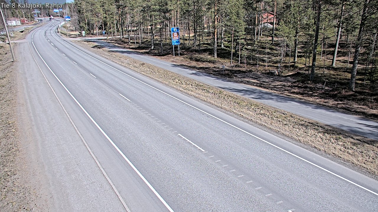 Kelikamerat Kuva Tie 8 Kalajoki, Rahja, Kalajoki, Pohjois-Pohjanmaa