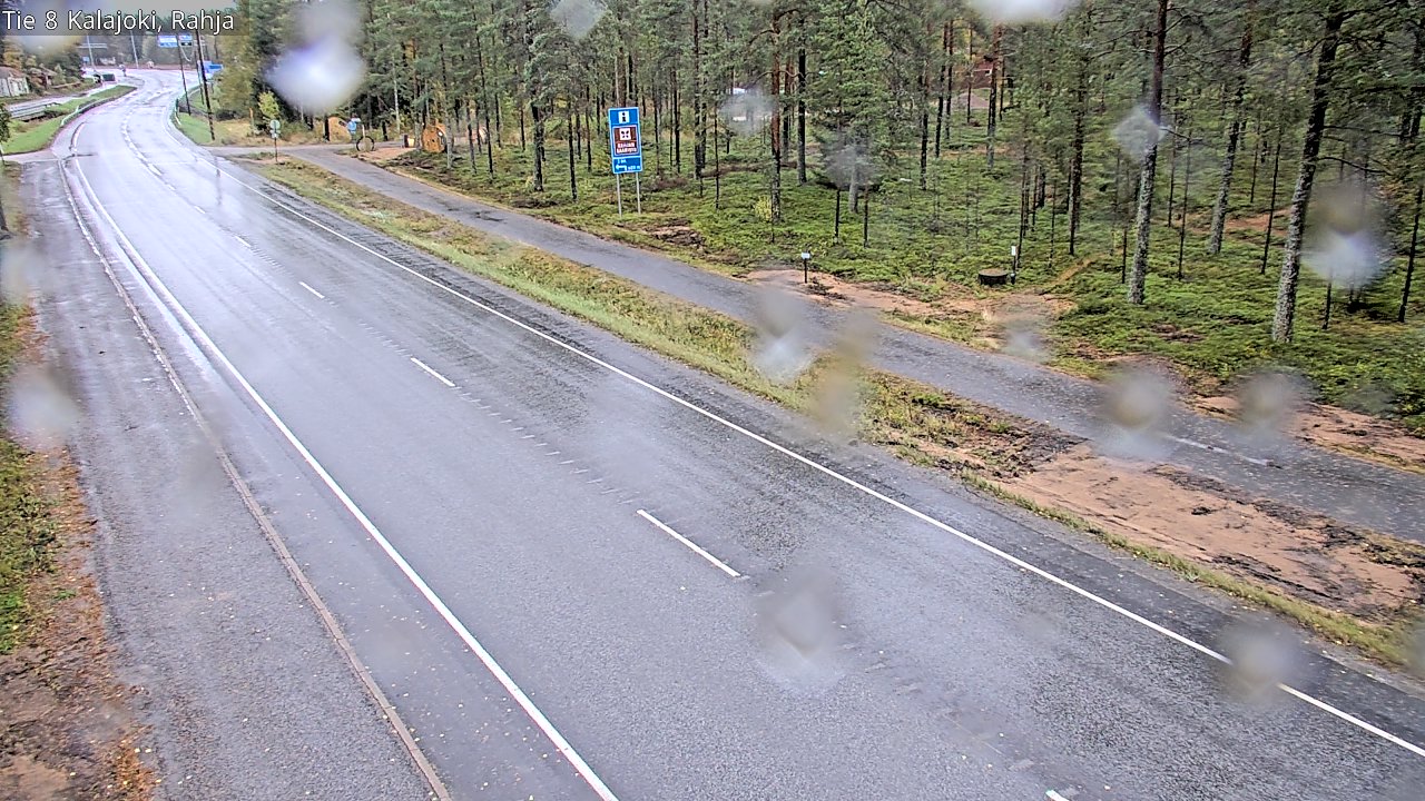 Weather Camera Image Road 8 Kalajoki, Rahja, Kalajoki, Pohjois-Pohjanmaa