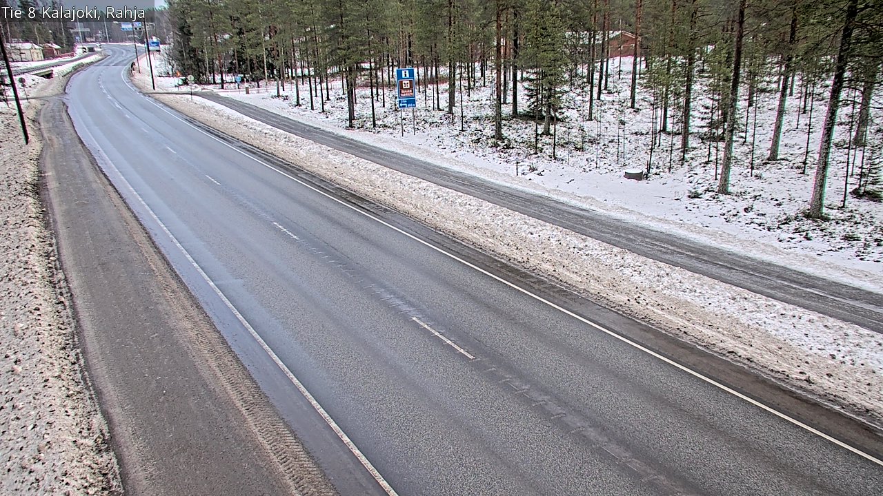 Weather Camera Image Road 8 Kalajoki, Rahja, Kalajoki, Pohjois-Pohjanmaa