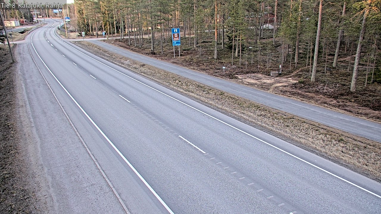 Kelikamerat Kuva Tie 8 Kalajoki, Rahja, Kalajoki, Pohjois-Pohjanmaa