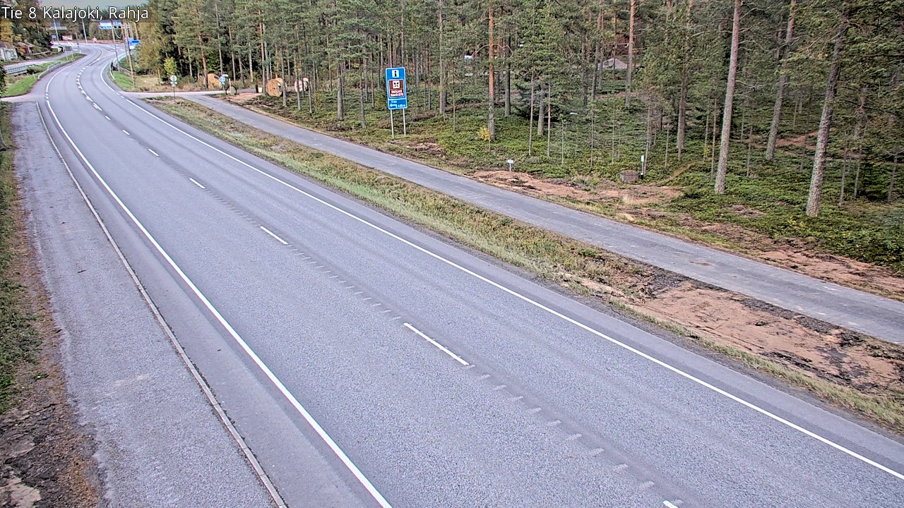 Kelikamerat Kuva Tie 8 Kalajoki, Rahja, Kalajoki, Pohjois-Pohjanmaa