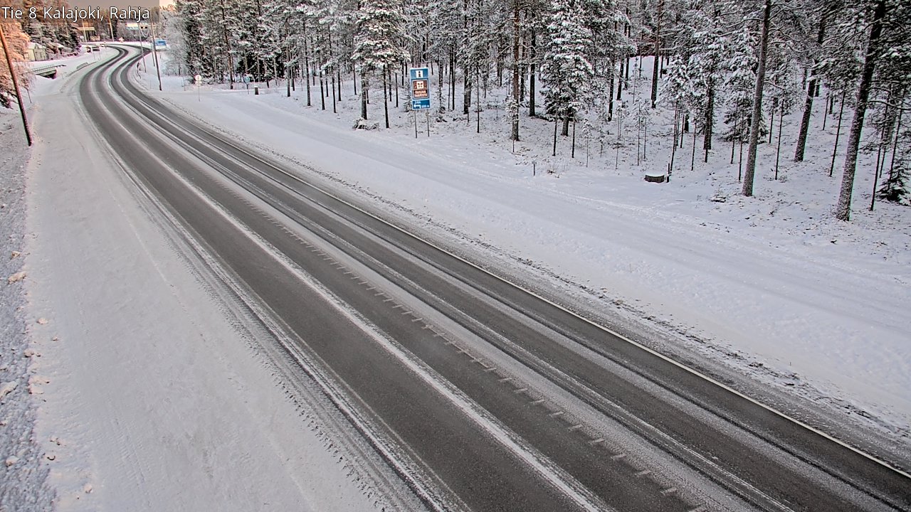 Weather Camera Image Road 8 Kalajoki, Rahja, Kalajoki, Pohjois-Pohjanmaa