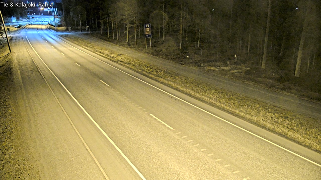 Weather Camera Image Väg 8 Kalajoki, Rahja, Kalajoki, Pohjois-Pohjanmaa