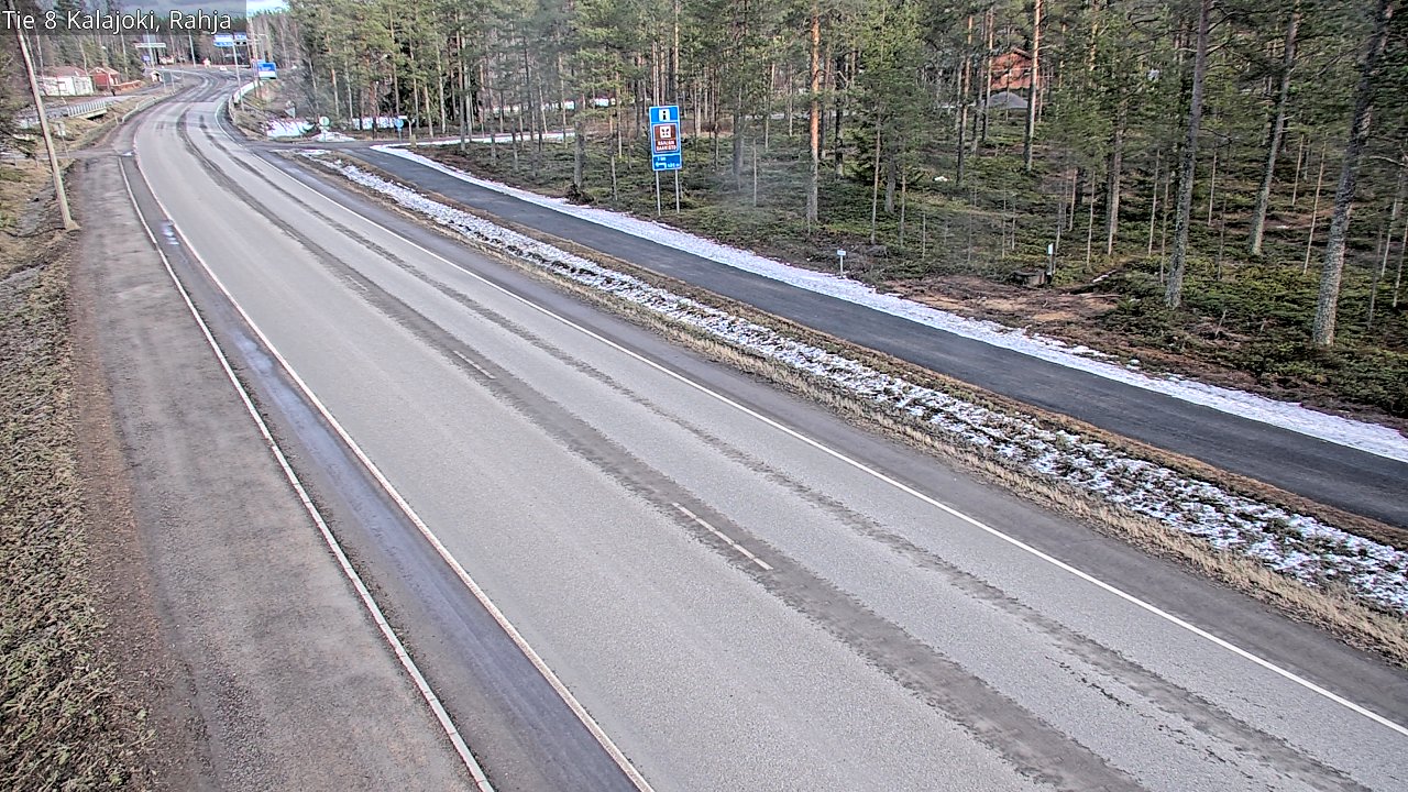 Kelikamerat Kuva Tie 8 Kalajoki, Rahja, Kalajoki, Pohjois-Pohjanmaa