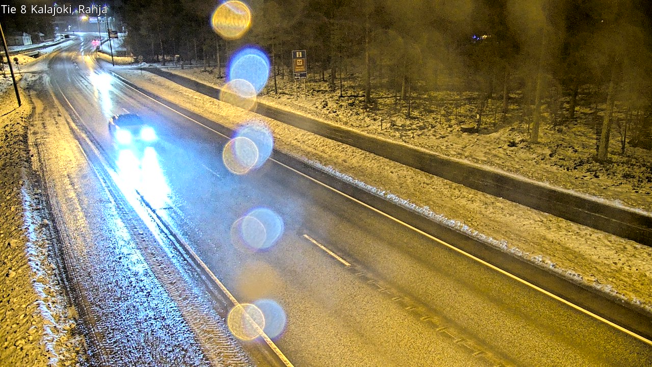 Weather Camera Image Väg 8 Kalajoki, Rahja, Kalajoki, Pohjois-Pohjanmaa