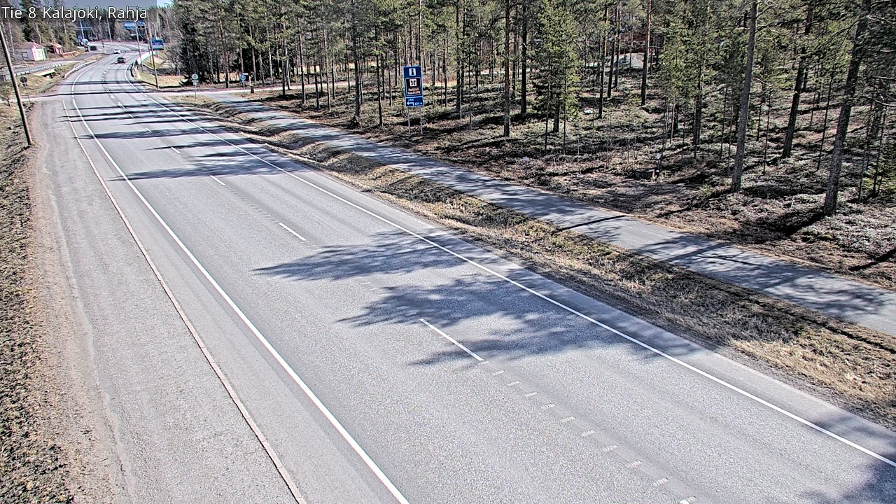 Weather Camera Image Road 8 Kalajoki, Rahja, Kalajoki, Pohjois-Pohjanmaa