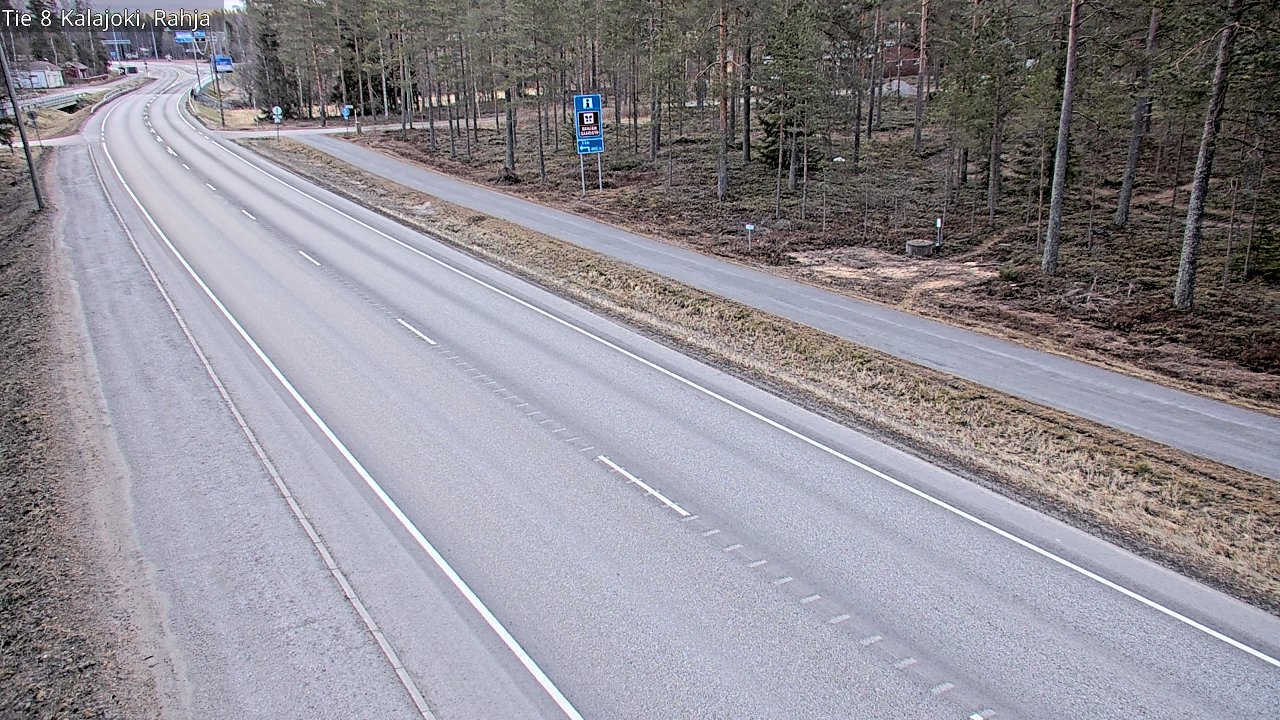Weather Camera Image Road 8 Kalajoki, Rahja, Kalajoki, Pohjois-Pohjanmaa