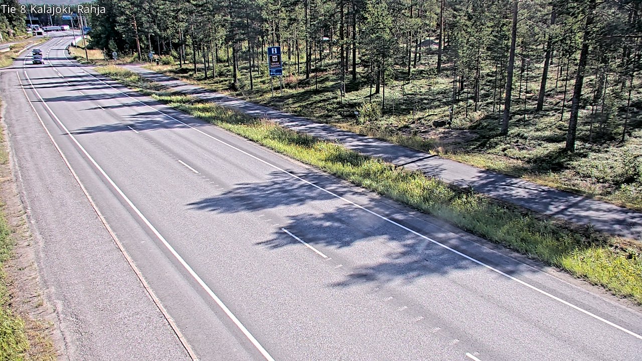 Kelikamerat Kuva Tie 8 Kalajoki, Rahja, Kalajoki, Pohjois-Pohjanmaa