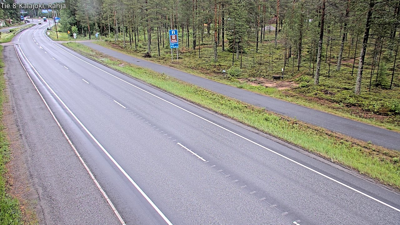 Weather Camera Image Road 8 Kalajoki, Rahja, Kalajoki, Pohjois-Pohjanmaa