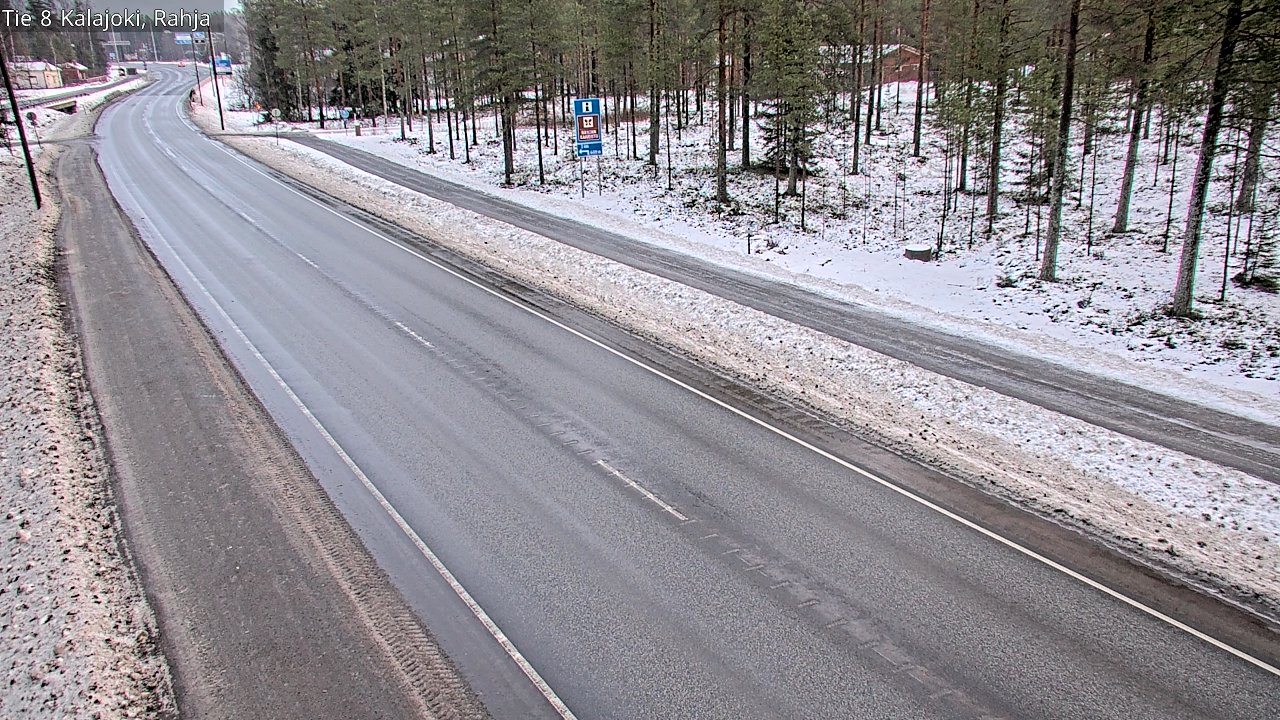 Weather Camera Image Road 8 Kalajoki, Rahja, Kalajoki, Pohjois-Pohjanmaa
