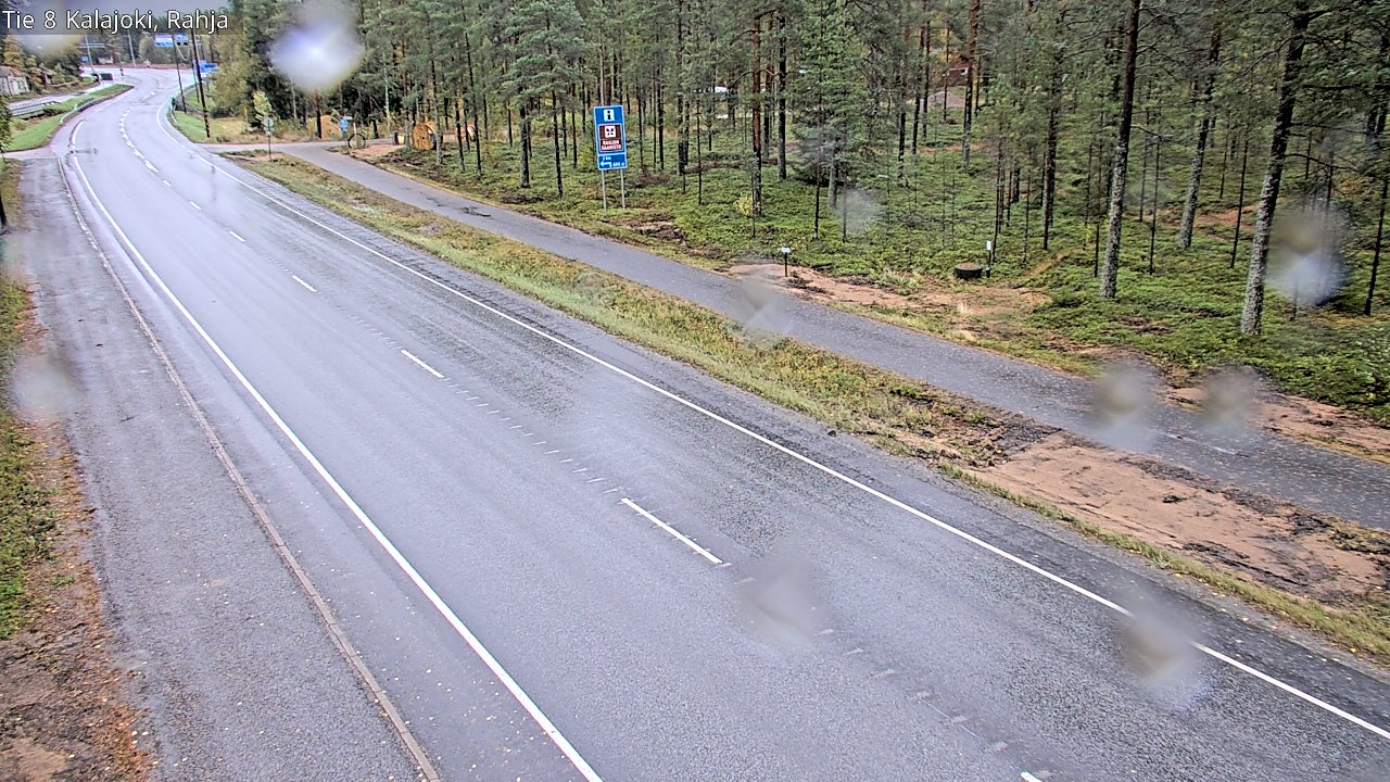 Weather Camera Image Road 8 Kalajoki, Rahja, Kalajoki, Pohjois-Pohjanmaa