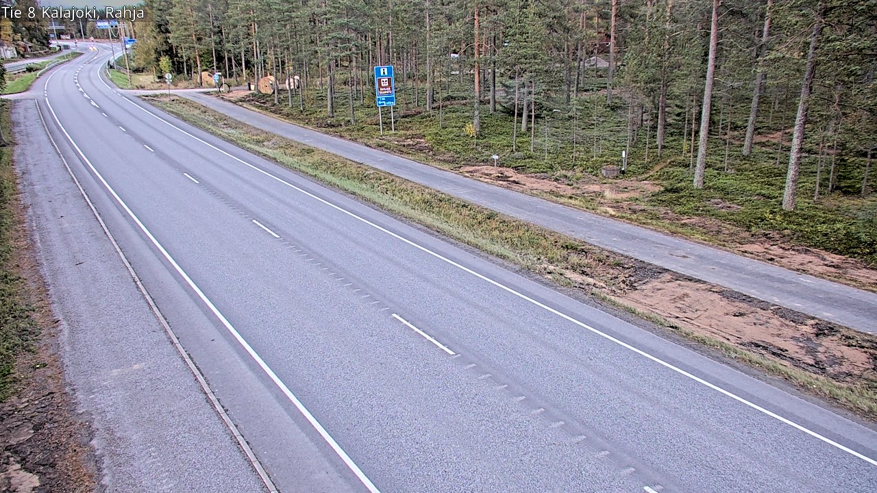 Kelikamerat Kuva Tie 8 Kalajoki, Rahja, Kalajoki, Pohjois-Pohjanmaa
