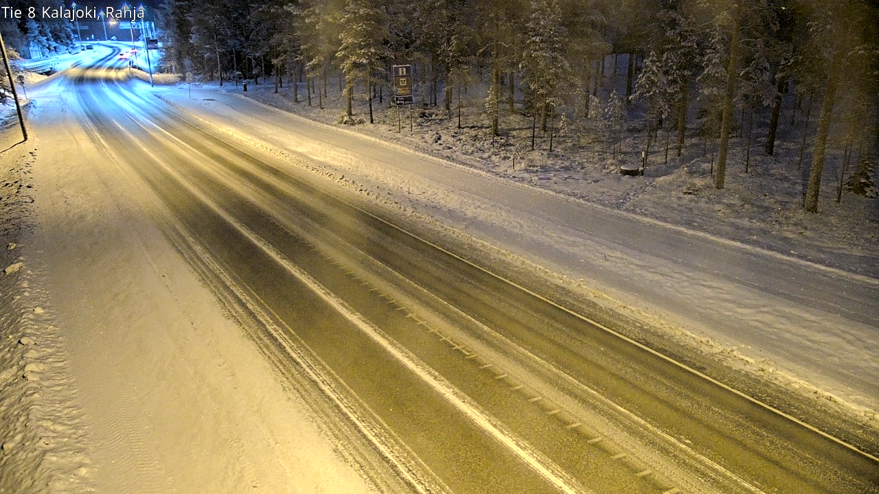 Weather Camera Image Road 8 Kalajoki, Rahja, Kalajoki, Pohjois-Pohjanmaa