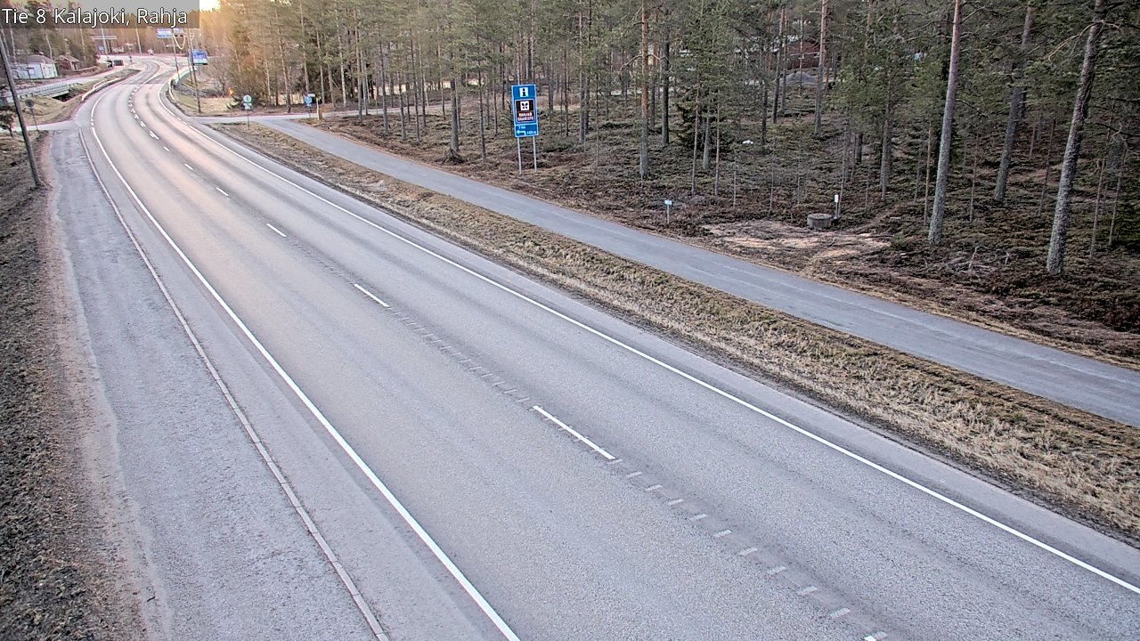 Kelikamerat Kuva Tie 8 Kalajoki, Rahja, Kalajoki, Pohjois-Pohjanmaa