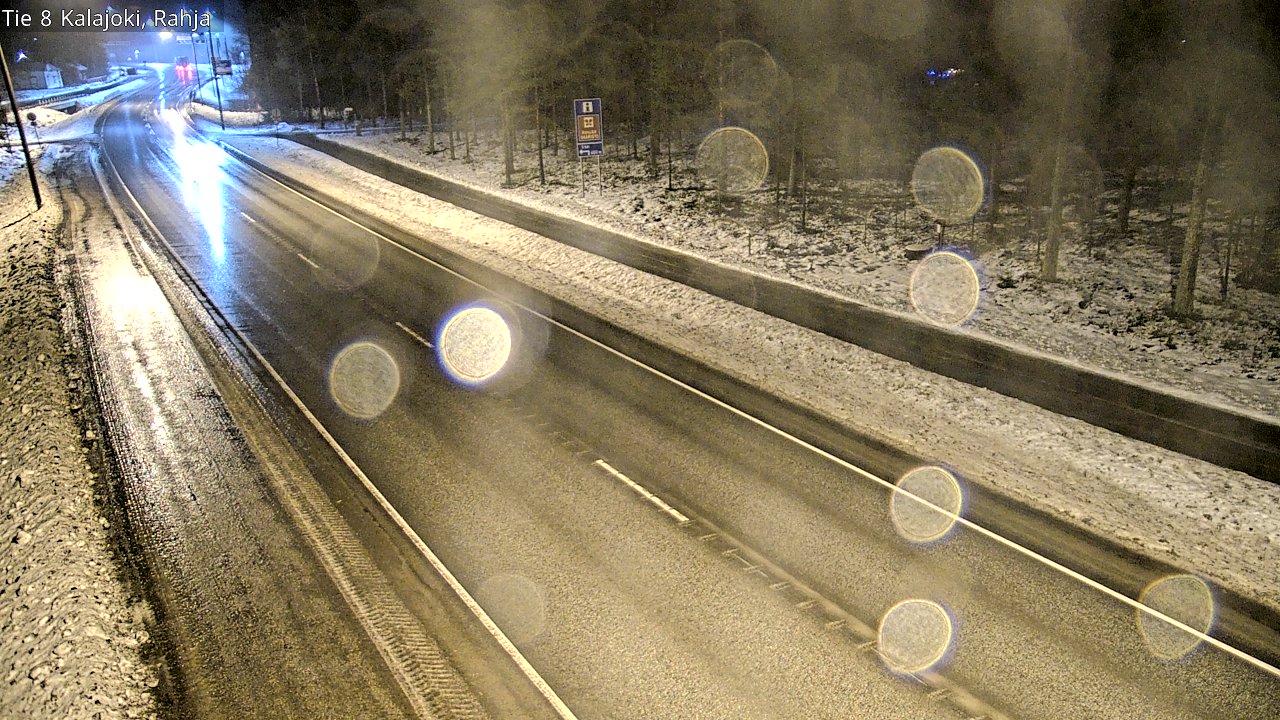 Weather Camera Image Väg 8 Kalajoki, Rahja, Kalajoki, Pohjois-Pohjanmaa
