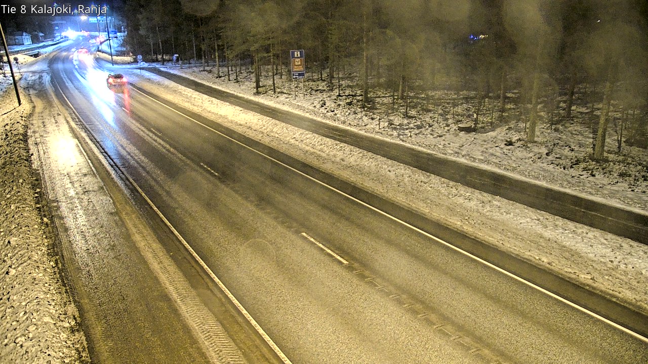 Weather Camera Image Väg 8 Kalajoki, Rahja, Kalajoki, Pohjois-Pohjanmaa