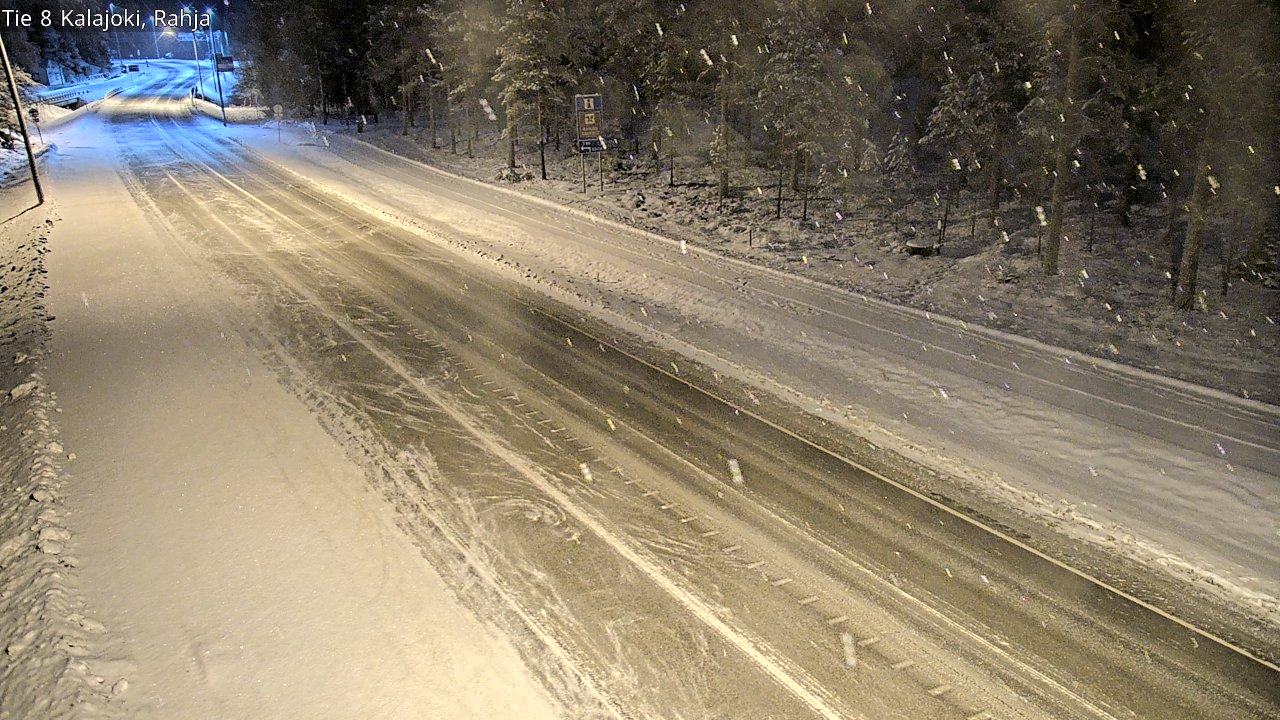 Kelikamerat Kuva Tie 8 Kalajoki, Rahja, Kalajoki, Pohjois-Pohjanmaa