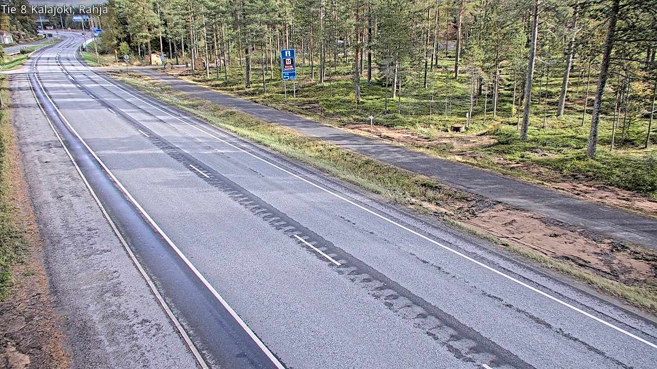 Kelikamerat Kuva Tie 8 Kalajoki, Rahja, Kalajoki, Pohjois-Pohjanmaa