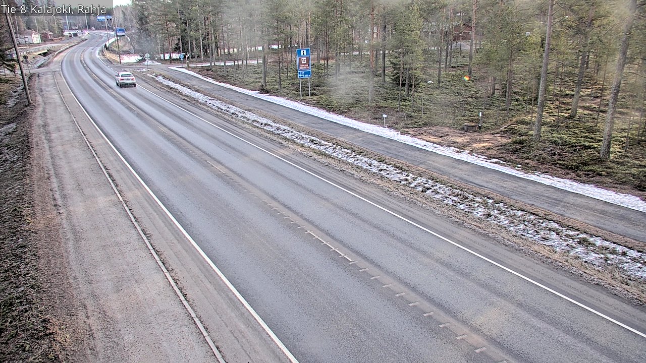 Kelikamerat Kuva Tie 8 Kalajoki, Rahja, Kalajoki, Pohjois-Pohjanmaa