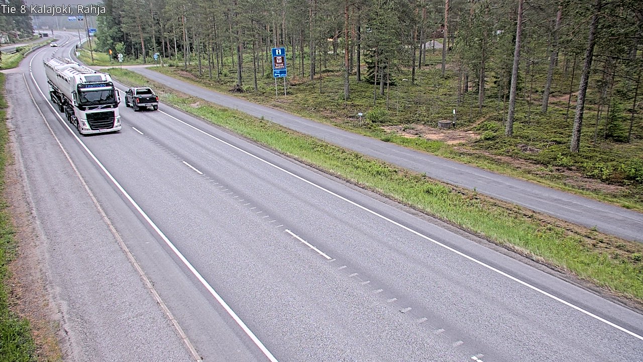 Kelikamerat Kuva Tie 8 Kalajoki, Rahja, Kalajoki, Pohjois-Pohjanmaa