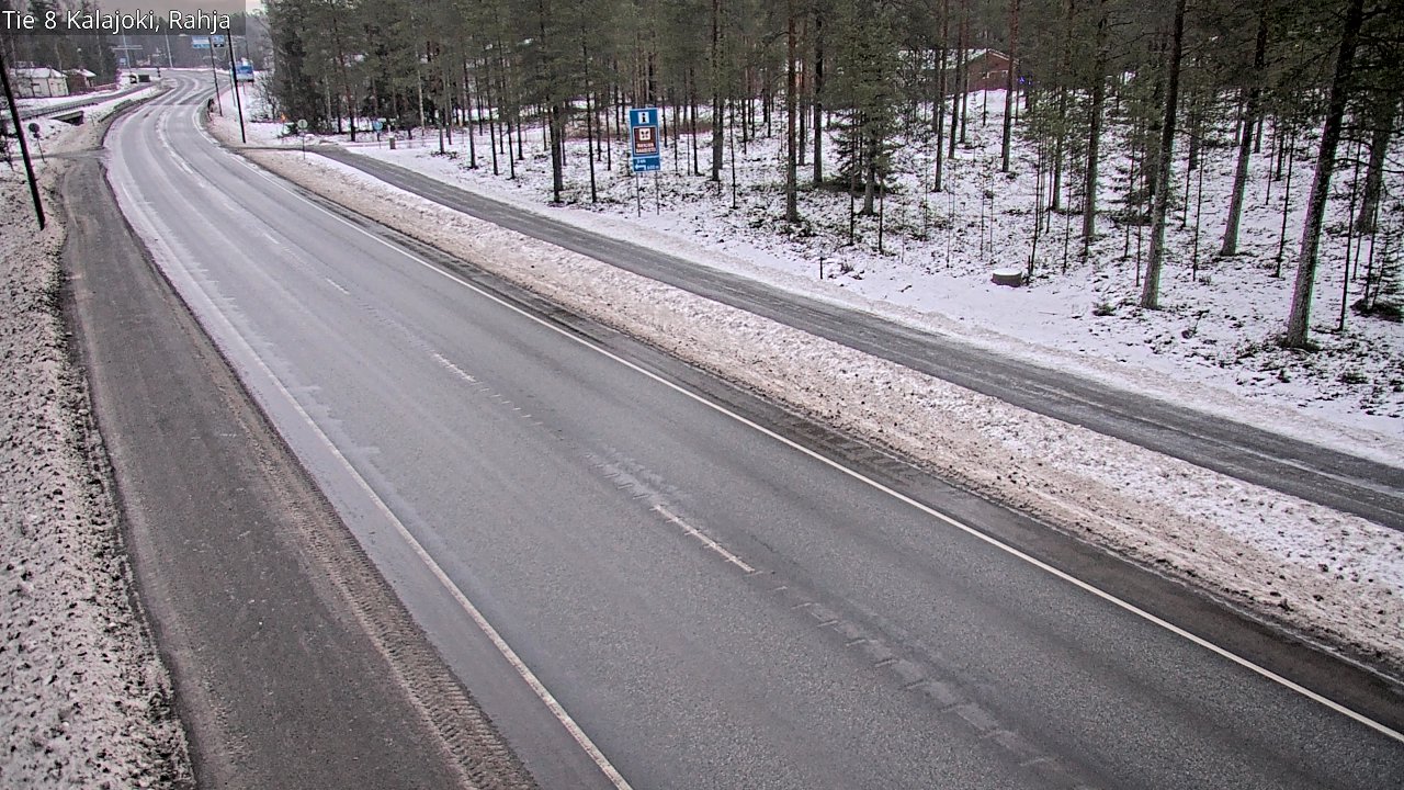 Weather Camera Image Road 8 Kalajoki, Rahja, Kalajoki, Pohjois-Pohjanmaa