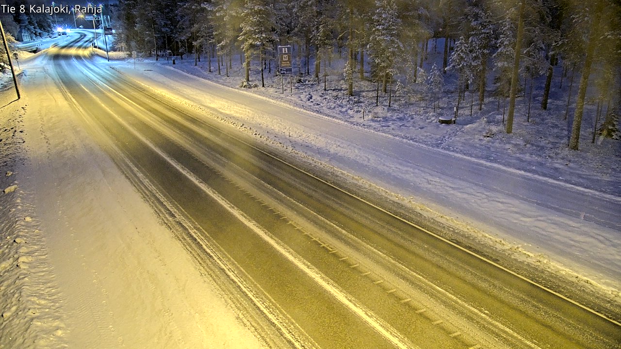 Weather Camera Image Väg 8 Kalajoki, Rahja, Kalajoki, Pohjois-Pohjanmaa