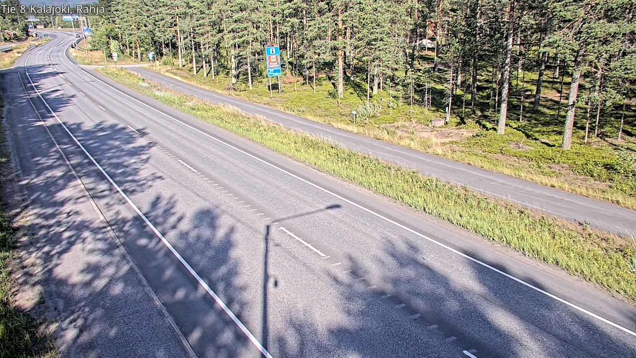 Kelikamerat Kuva Tie 8 Kalajoki, Rahja, Kalajoki, Pohjois-Pohjanmaa
