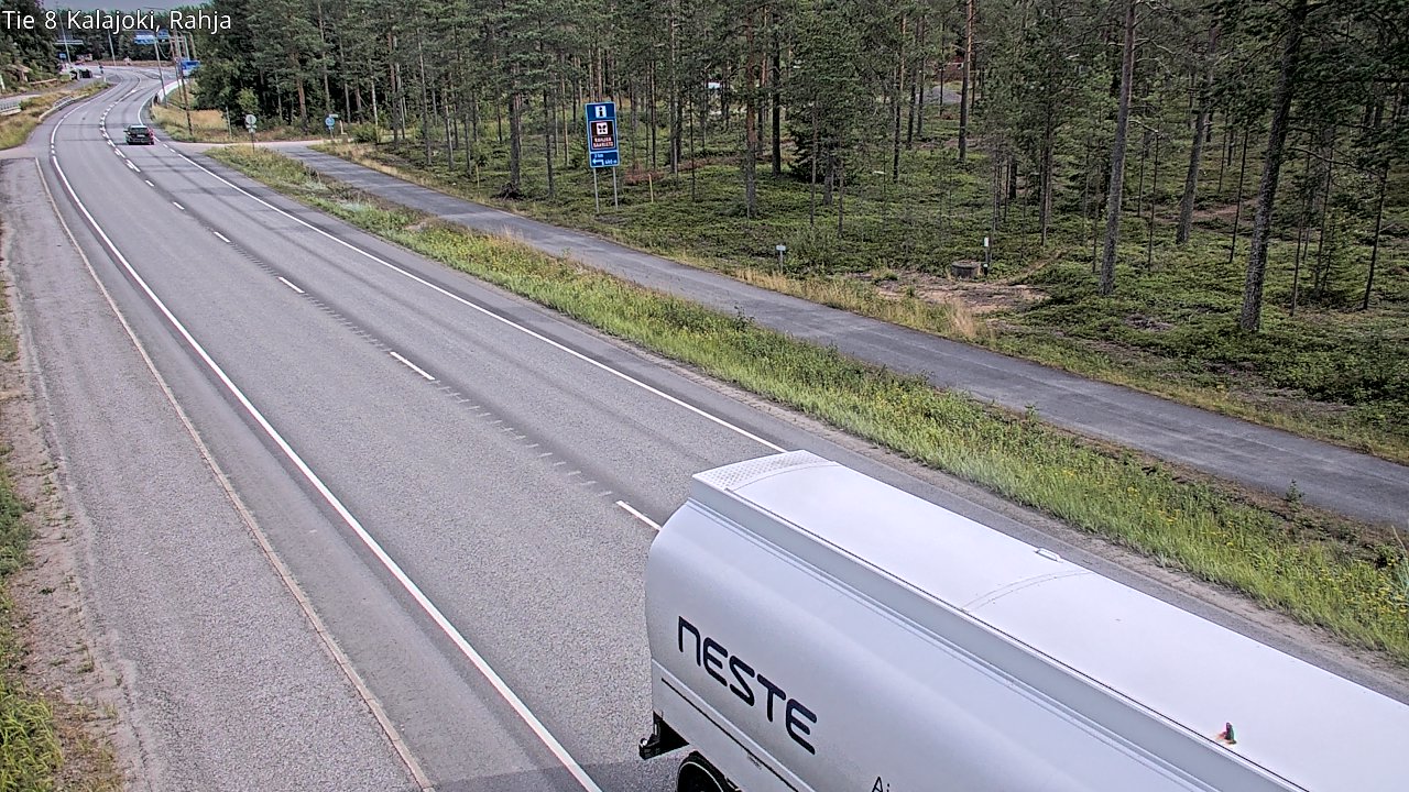 Weather Camera Image Road 8 Kalajoki, Rahja, Kalajoki, Pohjois-Pohjanmaa